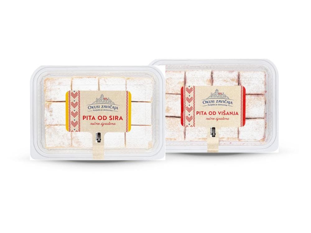 Okusi zavičaja Svježa pita od sira ili višanja 420 g Akcija u trgovini Lidl