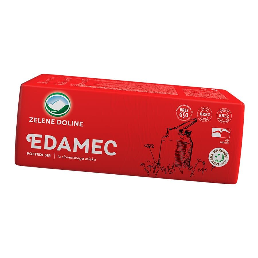Polutvrdi kravlji sir Edamec Zelene Doline Akcija u trgovini KTC