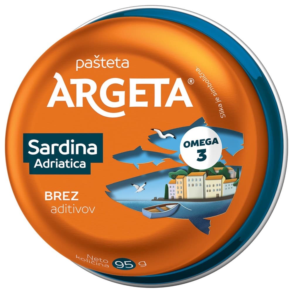Argeta Sardina Adriatica pašteta 95 g Akcija u trgovini Vrutak