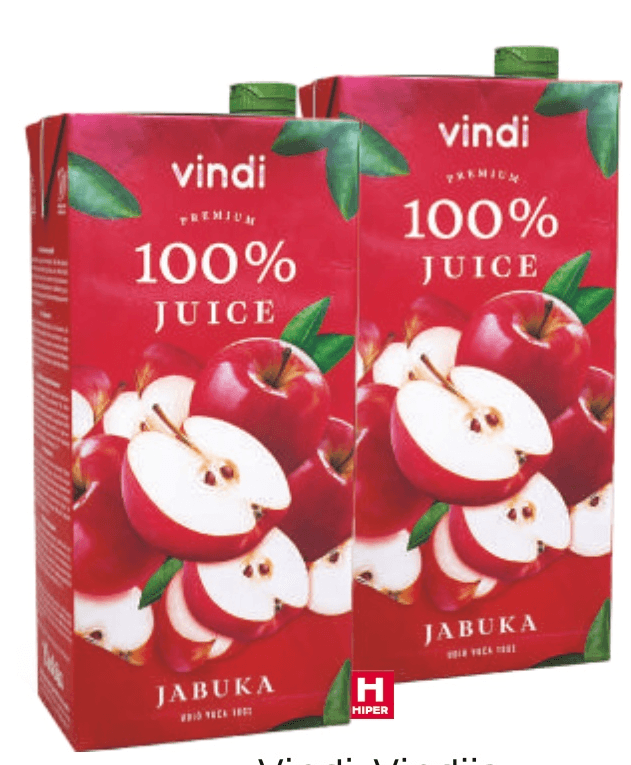 Vindi sok 2 L Akcija u trgovini Tommy