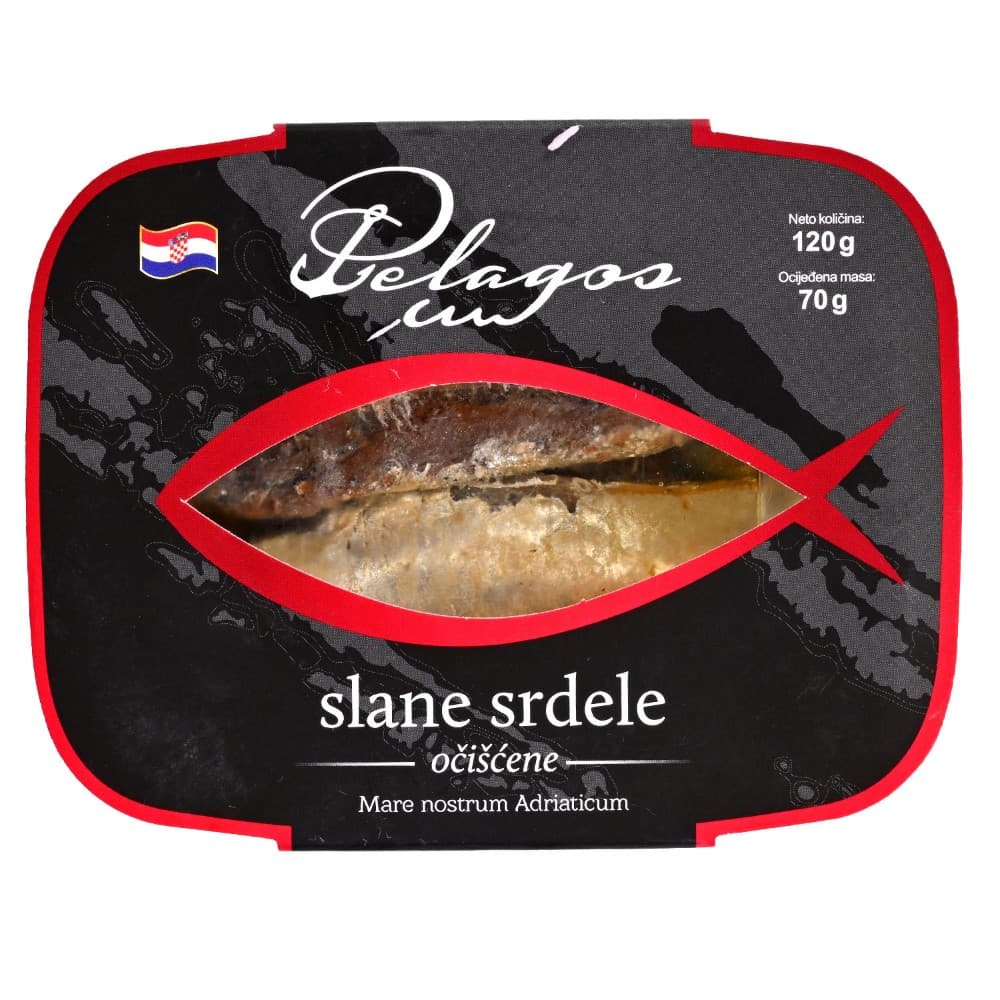 Pelagos slana srdela očišćena u suncokretovom ulju 120 g Akcija u trgovini Pivac