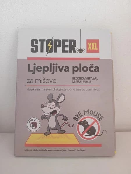 Stoper ljepljiva ploča za miševe XXL 1 kom Akcija u trgovini KTC