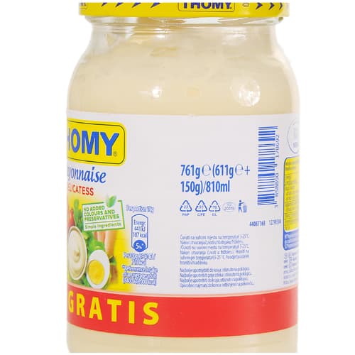 Thomy Majoneza 611 g Akcija u trgovini Kaufland