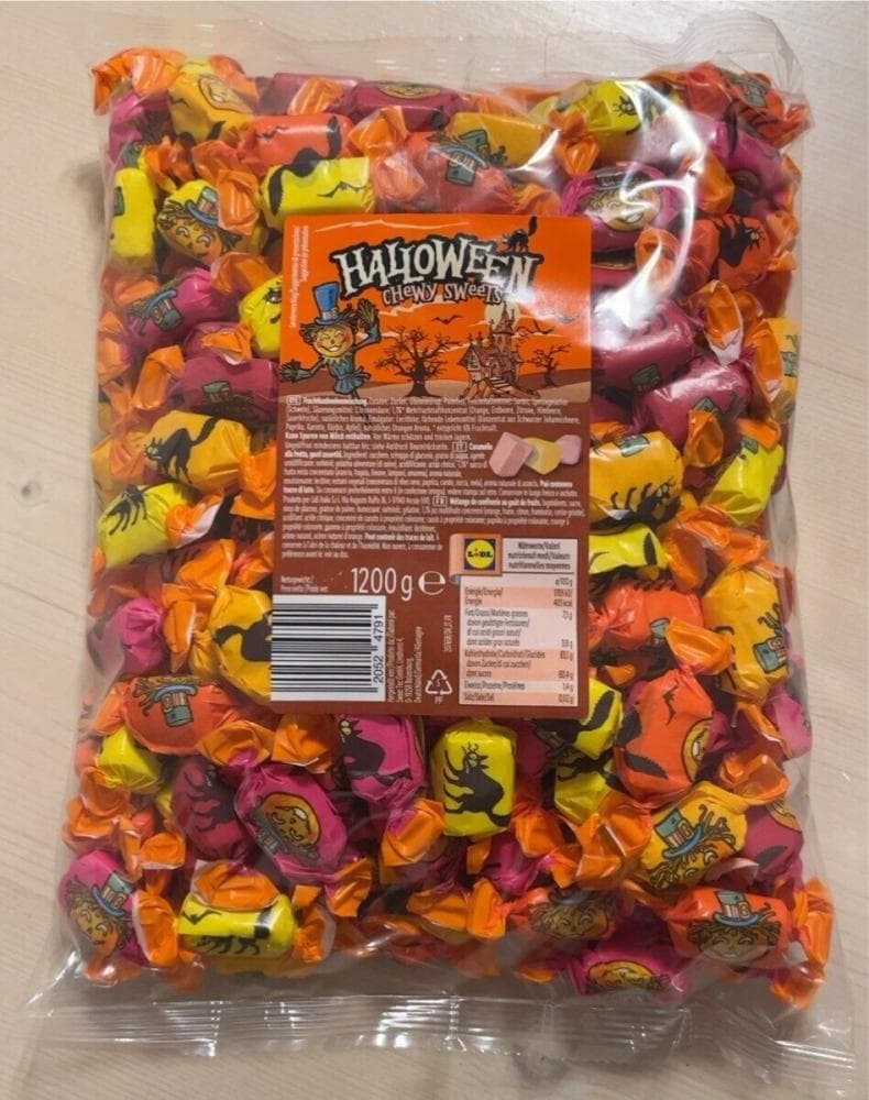 Halloween Chewy Sweets 1200 g Akcija u trgovini Lidl
