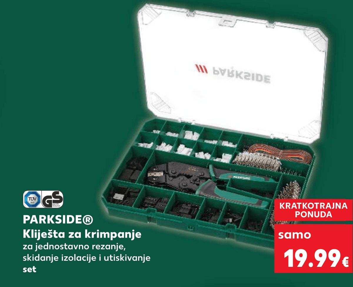 Kliješta za krimpanje PARKSIDE Akcija u trgovini Kaufland