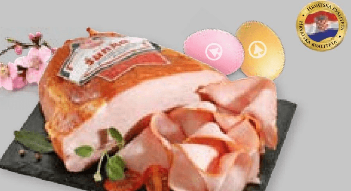 Šunka zlatna 1 kg Ravlić Akcija u trgovini Spar