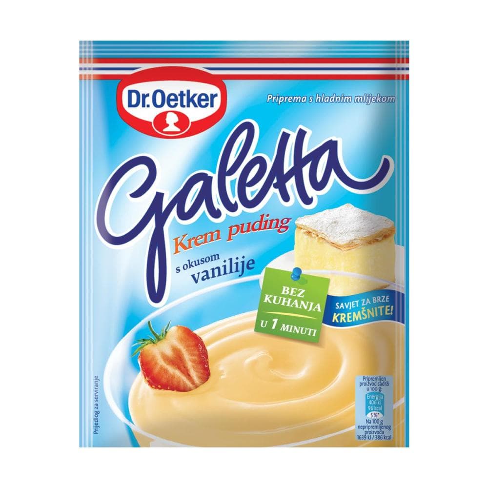 Dr.Oetker Puding Galetta 85 g Akcija u trgovini Studenac