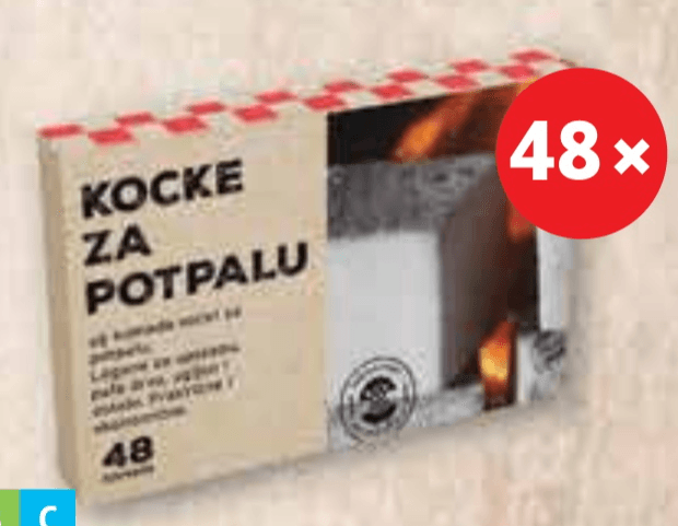 Kocke za potpalu 48 komada Plodine Akcija u trgovini Plodine