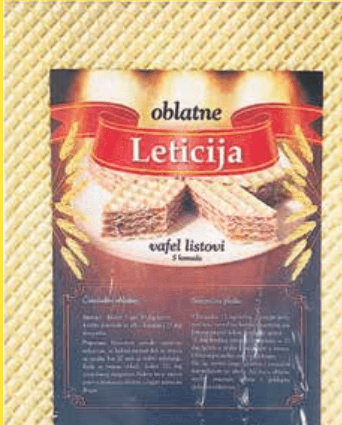 Oblatne Leticija 200 g Akcija u trgovini KTC