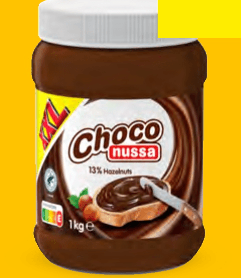 Choco Nussa Namaz nougat XXL 1 kg Akcija u trgovini Lidl
