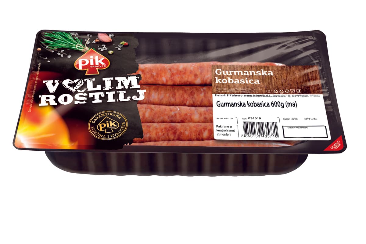 Pik Gurmanska kobasica 600 g Akcija u trgovini Gavranović