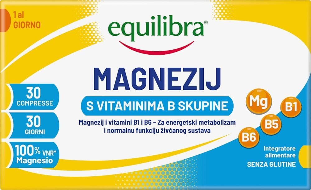 equilibra magnezij s vitaminima B 30 kom. Akcija u trgovini Dm