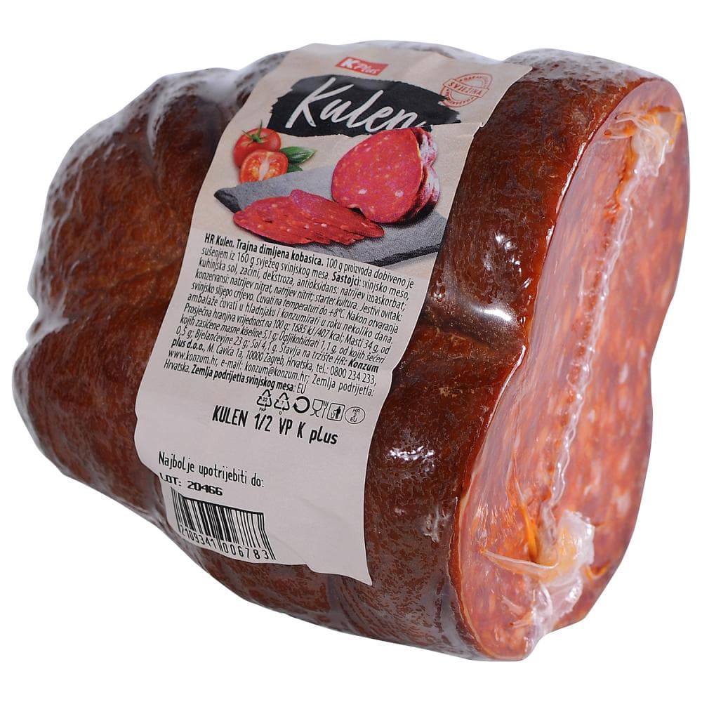 K Plus Kvrgavi Kulen 1kg Akcija u trgovini Konzum