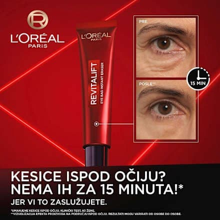 L'Oréal Revitalift krema za područje oko očiju Akcija u trgovini Bipa