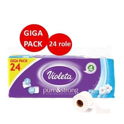 Violeta Toaletni papir 24 role Akcija u trgovini Studenac