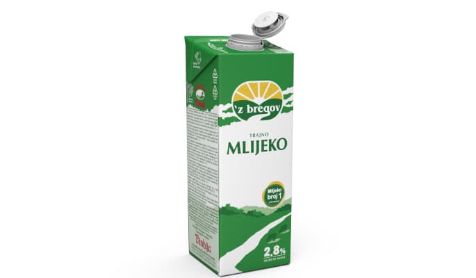 'z bregov trajno mlijeko 1 L Akcija u trgovini Tommy