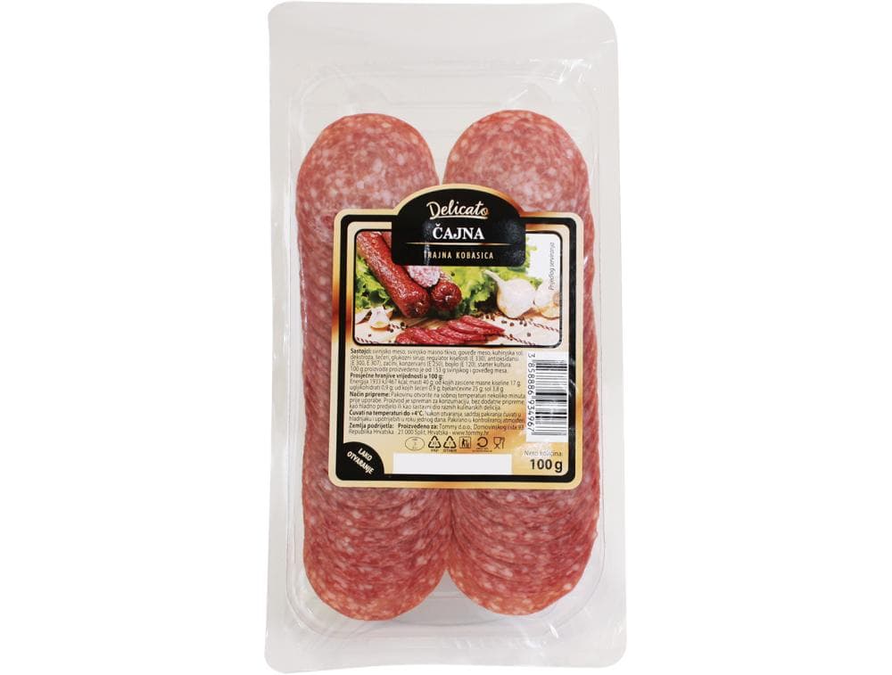 Delicato Kobasica čajna ili kulen 100 g Akcija u trgovini Tommy
