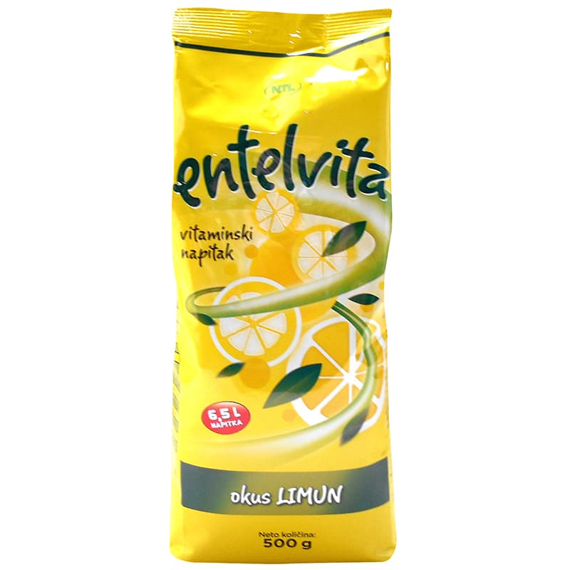Entelvita instant napitak naranča, Limun 500 g Akcija u trgovini NTL