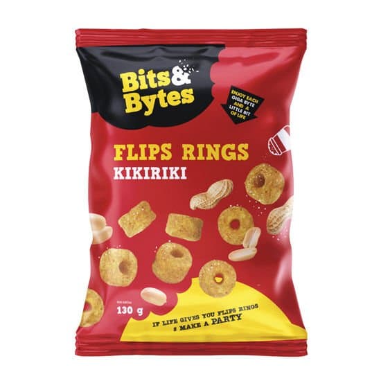 Bits&bytes flips s kikirikijem 130 - 150 g Akcija u trgovini Plodine