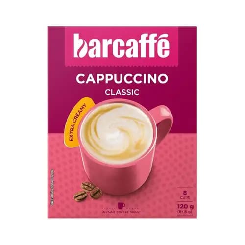 Barcaffe instant cappuccino 120 g - 144 g Akcija u trgovini Ribola