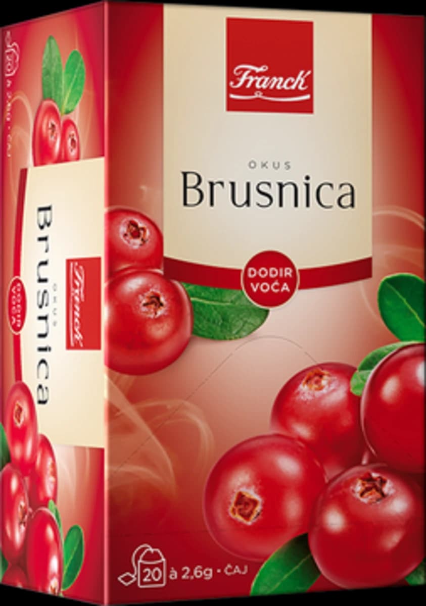Franck Čaj Brusnica 52g Akcija u trgovini Vrutak