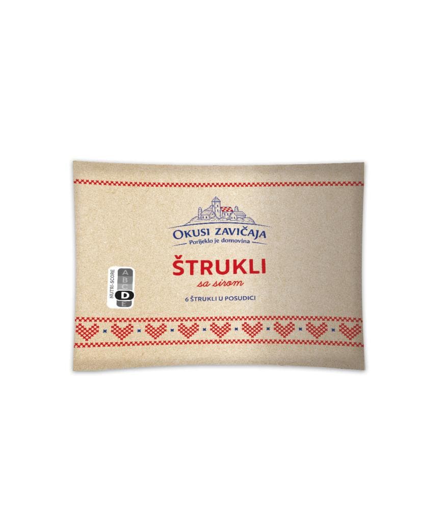 Okusi Zavičaja štrukli sa sirom 600 g Akcija u trgovini Lidl