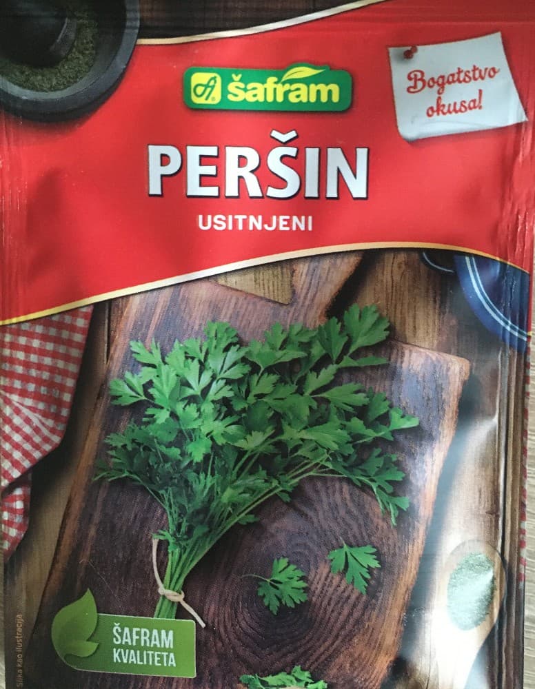 Šafram Peršin sušeni 7 g Akcija u trgovini Gavranović