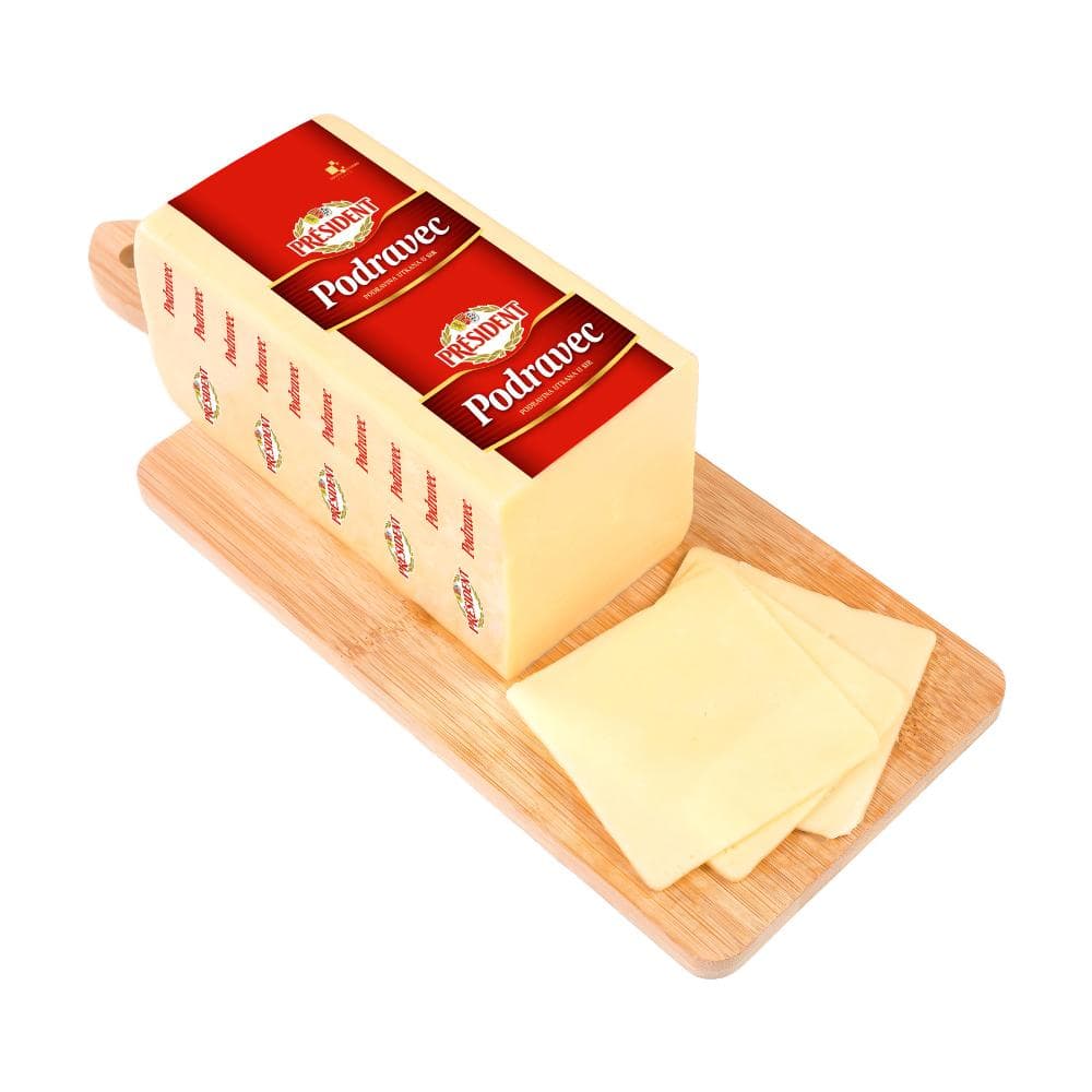 Sir Podravec 1 kg President Akcija u trgovini NTL