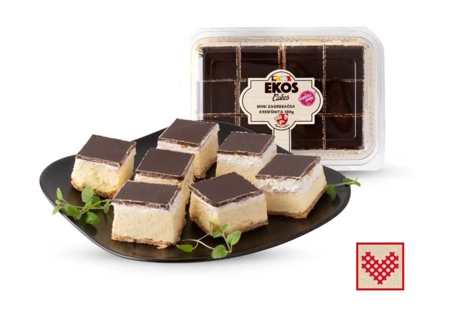 Ekos Cakes Mini kremšnita ili Mini zagrebačka kremšnita 540 - 600 g Akcija u trgovini Plodine