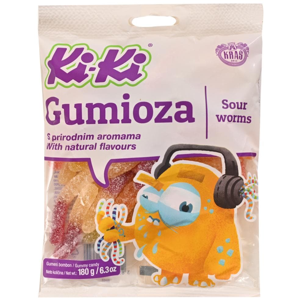 Kiki, Kraš Bomboni gumeni 180 g Akcija u trgovini Tommy
