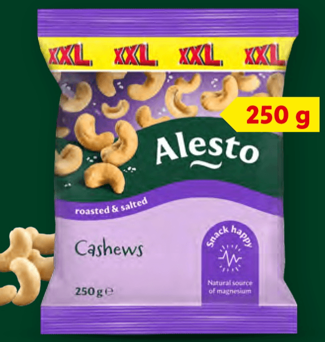 Alesto indijski oraščići XXL 250 g Akcija u trgovini Lidl