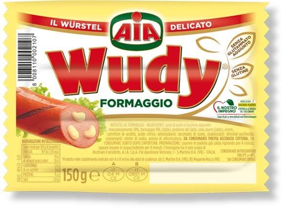 Hrenovke Wudy sa sirom 150 g AIA Akcija u trgovini Spar