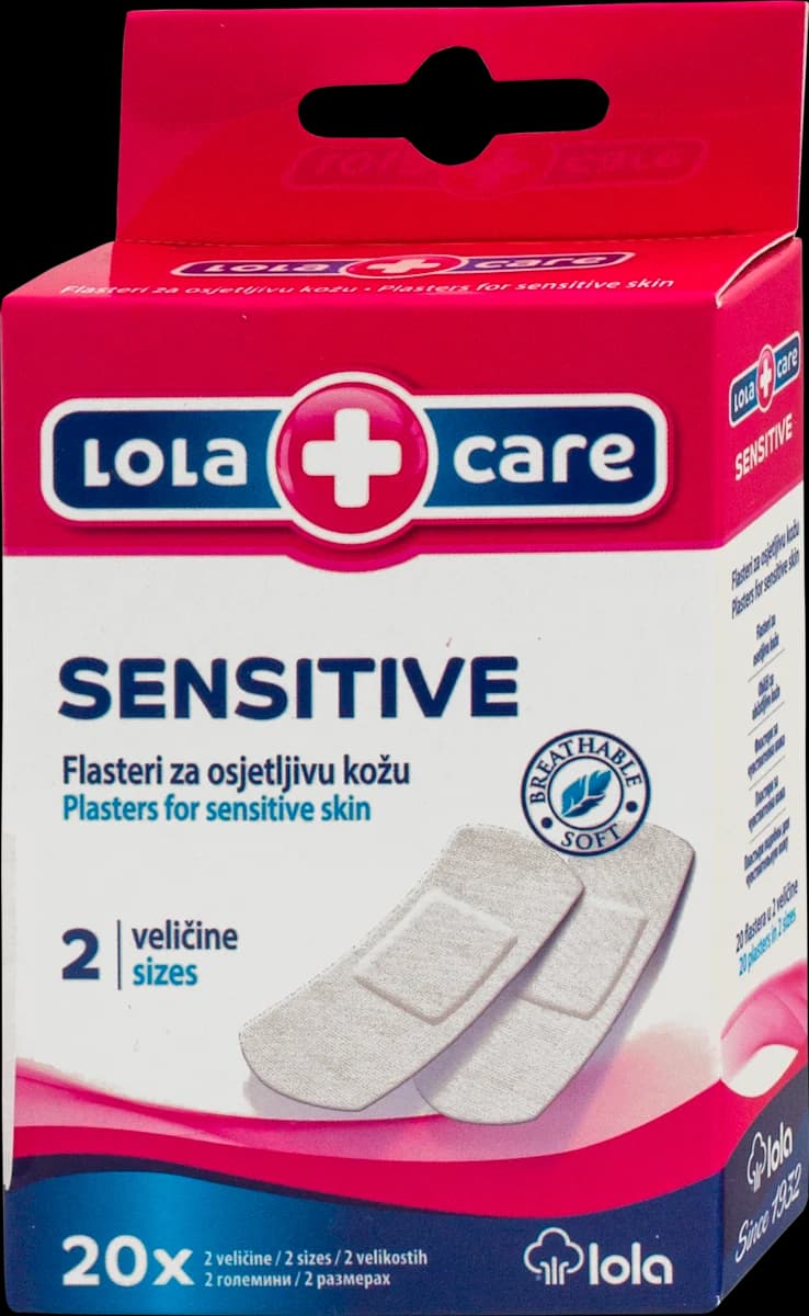 lola care Sensitive flasteri 20 kom. Akcija u trgovini Dm