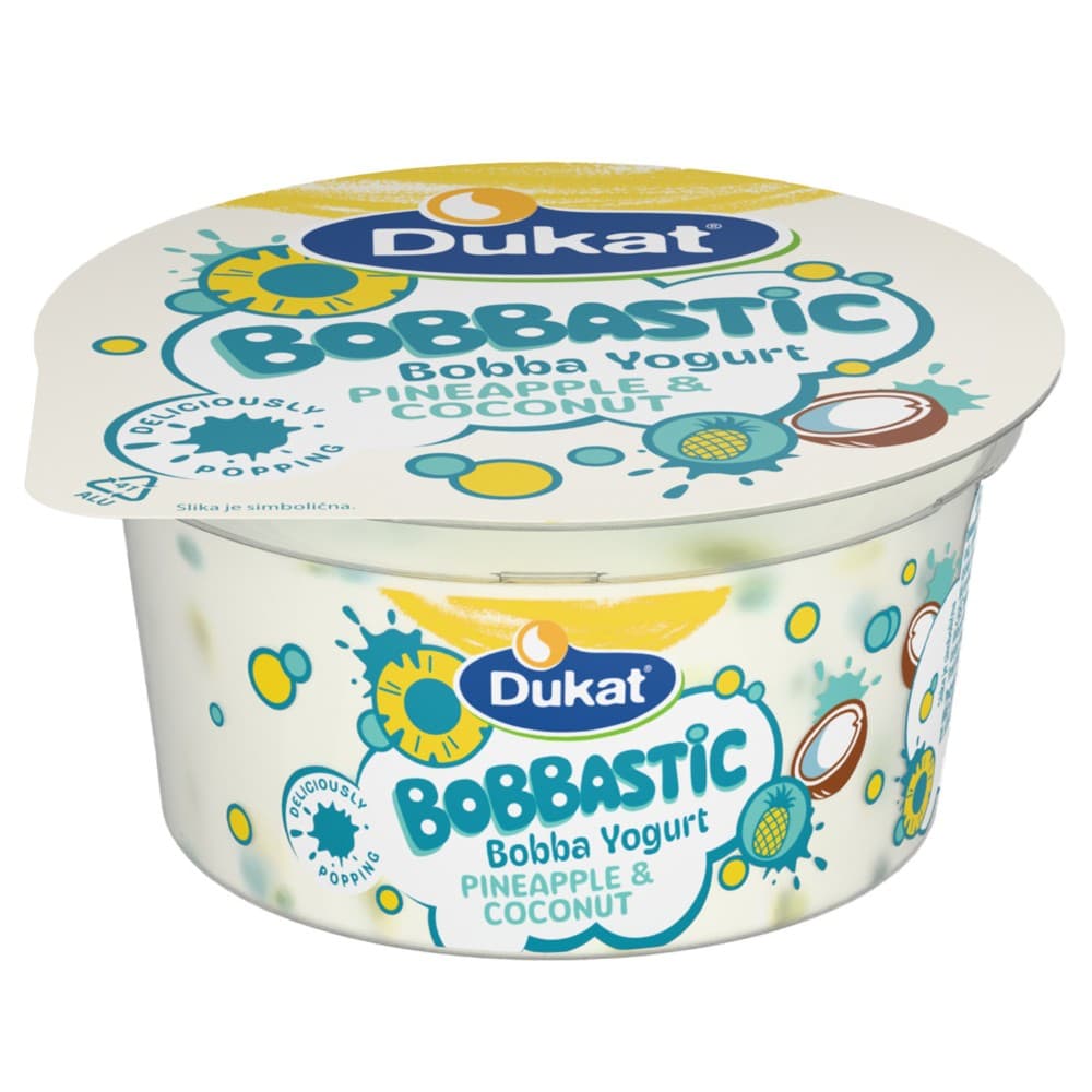 Dukat Bobbastic Voćni jogurt 150 g Akcija u trgovini Ribola