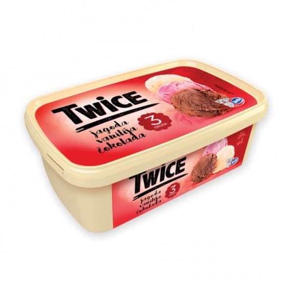 Twice sladoled 1,7 l Akcija u trgovini Konzum