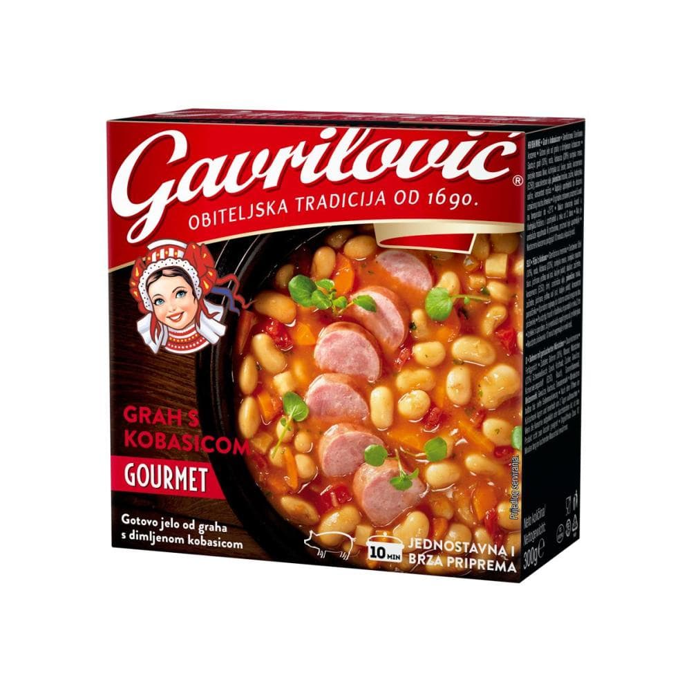Gavrilović Grah s kobasicom 300 g Akcija u trgovini Ribola