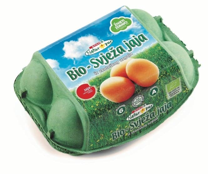 Svježa jaja 6 komada Natur Pur Akcija u trgovini Spar