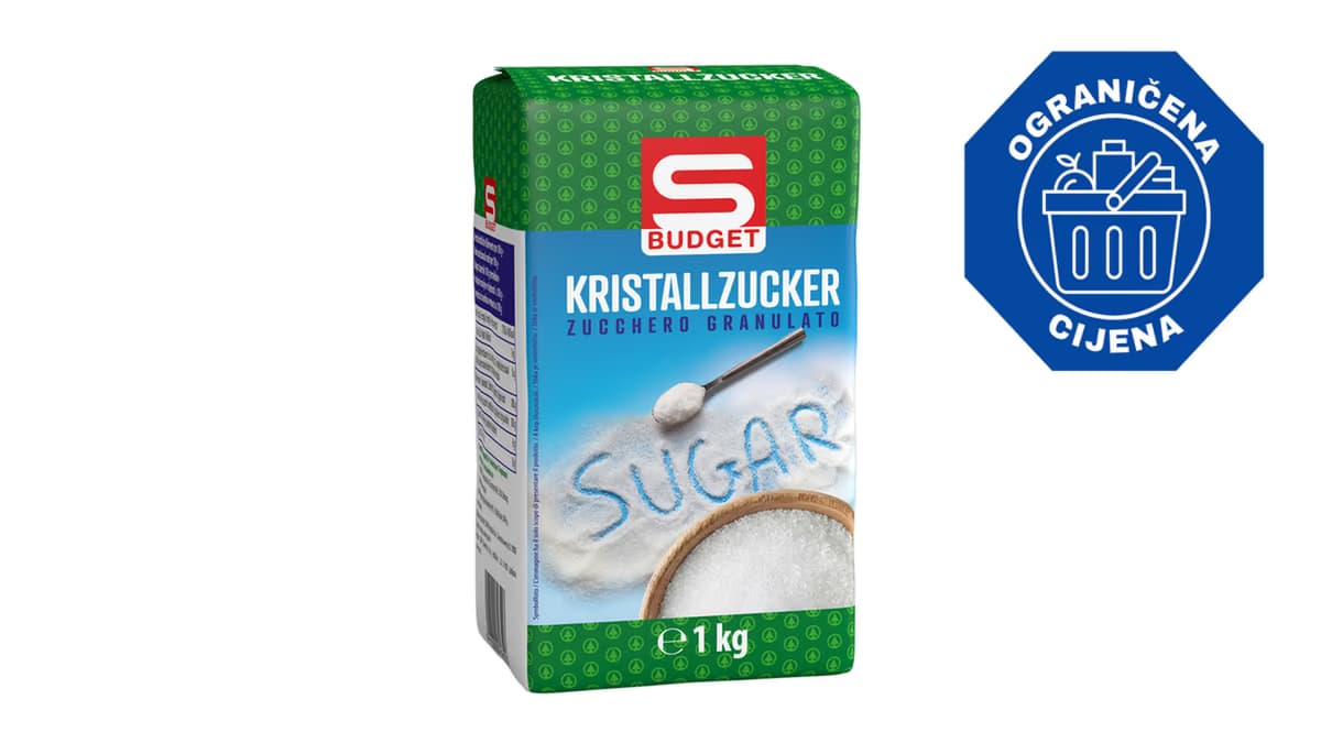 Šećer kristal 1 kg S Budget Akcija u trgovini Spar