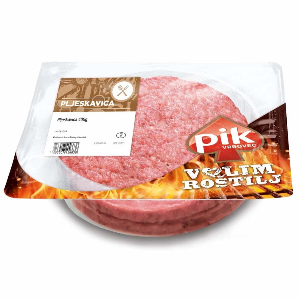Pljeskavica 400 g Pik Vrbovec Akcija u trgovini Spar