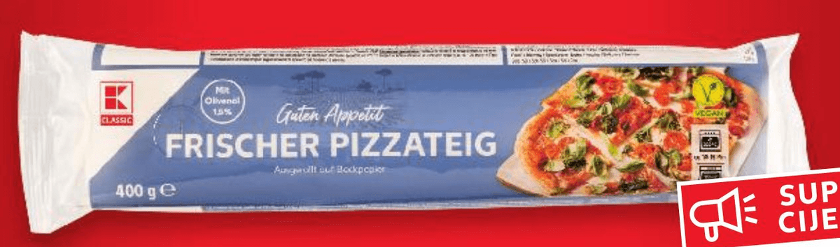 Tijesto za pizzu 400 g Classic Akcija u trgovini Kaufland