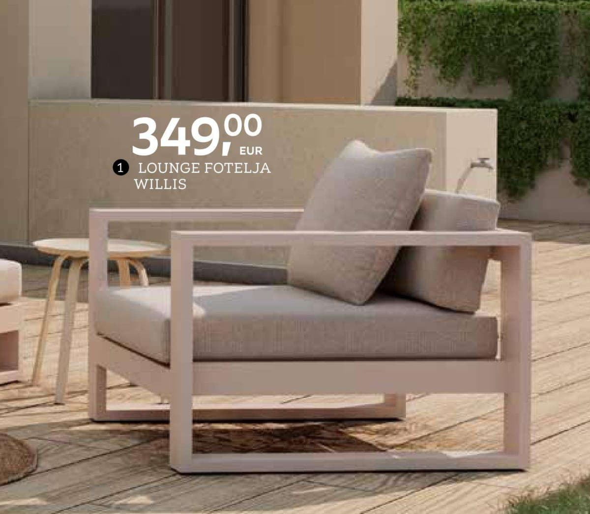 Lounge fotelja Willis Akcija u trgovini Lesnina