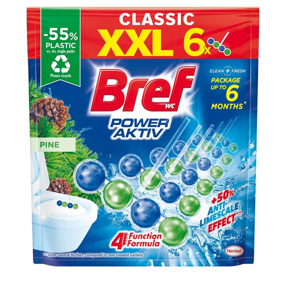 Osvježivač za WC školjku Bref 6 x 50 g Akcija u trgovini KTC