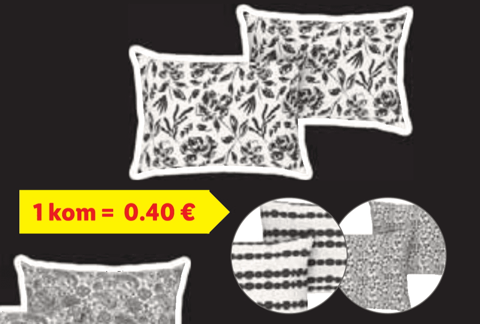 LIVARNO home Jastučnice Set Akcija u trgovini Lidl