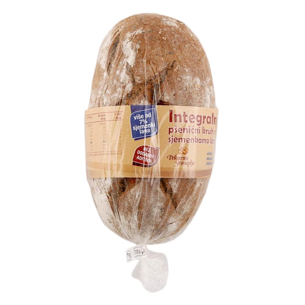 Kruh Integralni s lanom 500 g Akcija u trgovini Konzum