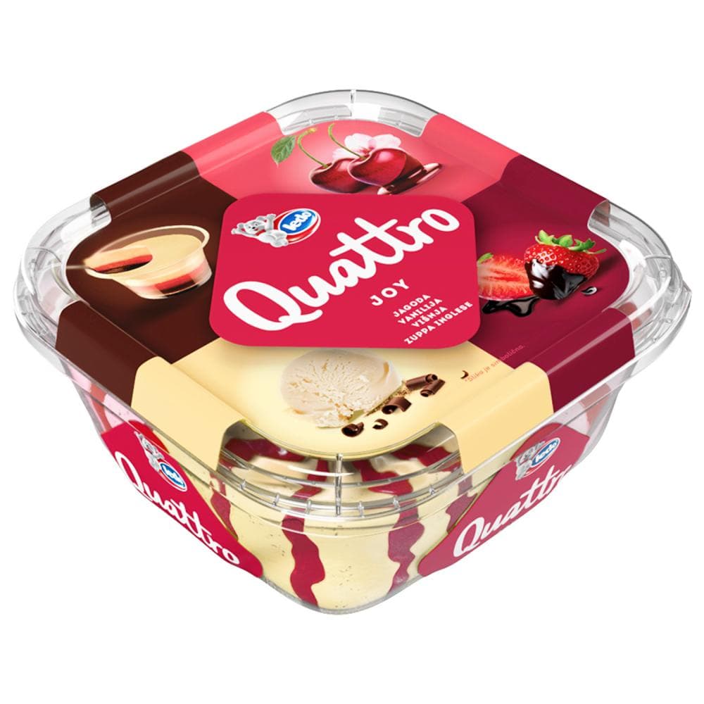 Quattro Sladoled 1650ml Akcija u trgovini Konzum