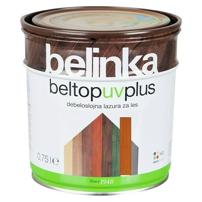 Debeloslojna lazura za drvo 'Beltop UV plus' 750 ml Belinka Akcija u trgovini Bauhaus
