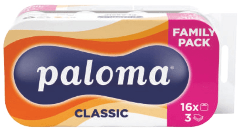 Paloma toaletni papir Classic 16 rola Akcija u trgovini Plodine