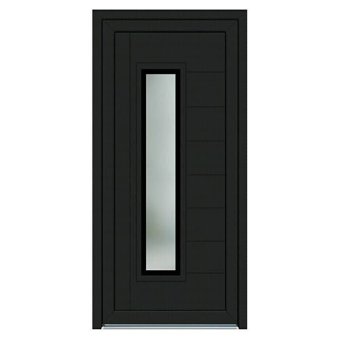 PVC ulazna vrata Tokyo KT171 antracit š 110 x v 210 cm Akcija u trgovini Bauhaus