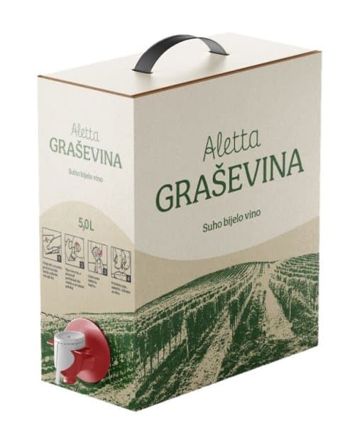 Aletta Graševina 5 l Akcija u trgovini Plodine