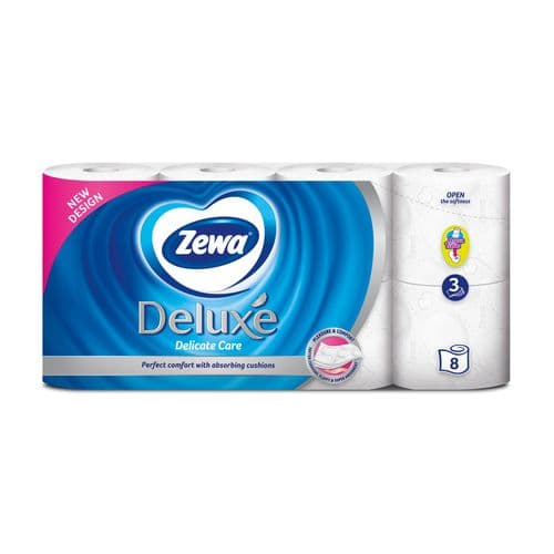Zewa Deluxe toaletni papir 8 rola Akcija u trgovini KTC